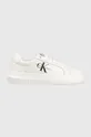 λευκό Δερμάτινα αθλητικά παπούτσια Calvin Klein Jeans YW0YW00823 CHUNKY CUPSOLE MONOLOGO W CHUNKY CUPSOLE MONO LTH WN Γυναικεία
