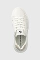 Calvin Klein Jeans sneakers din piele YW0YW00823 CHUNKY CUPSOLE MONOLOGO W alb YW0YW00823