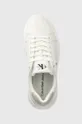λευκό Δερμάτινα αθλητικά παπούτσια Calvin Klein Jeans YW0YW00823 CHUNKY CUPSOLE MONOLOGO W CHUNKY CUPSOLE MONO LTH WN