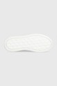 Calvin Klein Jeans sneakers din piele YW0YW00823 CHUNKY CUPSOLE MONOLOGO W YW0YW00823 alb