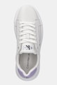 Calvin Klein Jeans sneakersy skórzane YW0YW00823 CHUNKY CUPSOLE MONOLOGO W biały YW0YW00823