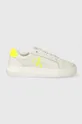 bianco Calvin Klein Jeans sneakers in pelle YW0YW00823 CHUNKY CUPSOLE MONOLOGO W Donna