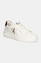 Calvin Klein Jeans sneakers din piele YW0YW00823 CHUNKY CUPSOLE MONOLOGO W Planet friendly alb YW0YW00823