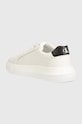Obuwie Calvin Klein Jeans sneakersy skórzane YW0YW00823 CHUNKY CUPSOLE MONOLOGO W YW0YW00823 biały