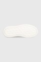 Calvin Klein Jeans sneakers din piele YW0YW00823 CHUNKY CUPSOLE MONOLOGO W YW0YW00823 alb