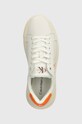 Кожаные кроссовки Calvin Klein Jeans YW0YW00823 CHUNKY CUPSOLE MONOLOGO W бежевый YW0YW00823