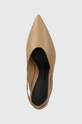 Calvin Klein stilettos de piele HW0HW01345 GEO STIL SLINGBACK PUMP 50 bej HW0HW01345