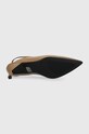 Kožené lodičky Calvin Klein HW0HW01345 GEO STIL SLINGBACK PUMP 50 HW0HW01345 béžová
