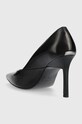 Παπούτσια Δερμάτινες γόβες Calvin Klein HW0HW01346 GEO STILETTO PUMP 90 HW0HW01346 μαύρο
