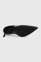 Δερμάτινες γόβες Calvin Klein HW0HW01346 GEO STILETTO PUMP 90 HW0HW01346 μαύρο