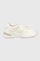 beżowy Calvin Klein sneakersy skórzane HW0HW01351 ELEVATED RUNNER LACE UP Damski