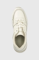 beżowy Calvin Klein sneakersy skórzane HW0HW01351 ELEVATED RUNNER LACE UP