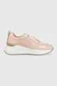 rosa Calvin Klein sneakers HW0HW01371 INTERNAL WEDGE LACE UP Donna