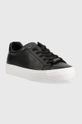 Kožené tenisky Calvin Klein HW0HW01372 VULC LACE UP čierna