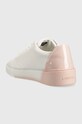 Boty Kožené tenisky Calvin Klein HW0HW01378 HEEL COUNTER CUPSOLE LACE UP HW0HW01378 bílá
