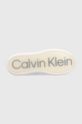 Calvin Klein sneakersy skórzane HW0HW01517 RAISED CUPSOLE LACE UP Damski