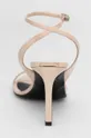 Usnjeni sandali Calvin Klein  Zunanjost: Lakirano usnje Notranjost: Naravno usnje Podplat: Sintetični material