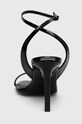 Încălțăminte Calvin Klein sandale de piele HW0HW01632 negru