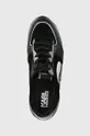 μαύρο Δερμάτινα αθλητικά παπούτσια Karl Lagerfeld KL61930N VELOCITA IIVELOCITA II
