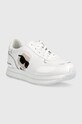 Karl Lagerfeld sneakersy skórzane VELOCITA II KL61930N.311 biały SS23