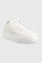 Karl Lagerfeld sneakersy skórzane KL62210 MAXI KUP biały