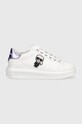 Karl Lagerfeld sneakers din piele KL62530 KAPRI platformă alb KL62530.01V