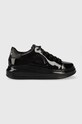 Шкіряні кросівки Karl Lagerfeld KL62539S KAPRI платформа чорний KL62539S.1BP