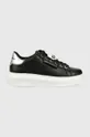 μαύρο Δερμάτινα αθλητικά παπούτσια Karl Lagerfeld KL62576K KAPRI Γυναικεία