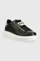 Кожаные кроссовки Karl Lagerfeld KL62576K KAPRI чёрный