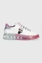 λευκό Δερμάτινα αθλητικά παπούτσια Karl Lagerfeld KL62631D KAPRI KUSHION Γυναικεία