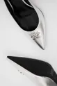 ασημί Δερμάτινα γοβάκια Karl Lagerfeld KL30617 K-BLOK