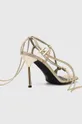 Karl Lagerfeld sandały skórzane GALA Cholewka: Skóra lakierowana, Wnętrze: Skóra naturalna, Podeszwa: Materiał syntetyczny