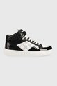 Δερμάτινα αθλητικά παπούτσια Karl Lagerfeld KL61056 KUPSOLE III πλατφόρμα μαύρο KL61056.001