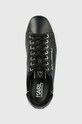 Karl Lagerfeld sneakersy skórzane KUPSOLE III KC czarny KL61018A.000