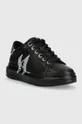 Δερμάτινα αθλητικά παπούτσια Karl Lagerfeld KL62516D KAPRI μαύρο
