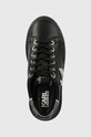 Karl Lagerfeld sneakersy skórzane KL62516D KAPRI czarny KL62516D.00S