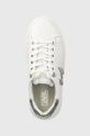 biały Karl Lagerfeld sneakersy skórzane KL62516D KAPRI
