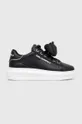 μαύρο Δερμάτινα αθλητικά παπούτσια Karl Lagerfeld KL62526A KAPRI Γυναικεία