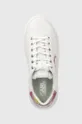 biały Karl Lagerfeld sneakersy skórzane KL62538L KAPRI