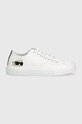 Кожени кецове Karl Lagerfeld KL60315 KAMPUS III изкуствен бял KL60315.011