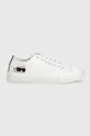 λευκό Δερμάτινα ελαφριά παπούτσια Karl Lagerfeld KL60315 KAMPUS III Γυναικεία