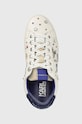 Karl Lagerfeld sneakersy skórzane KL60118 SKOOL biały KL60118.011