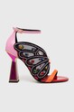 Kat Maconie tacchi a spillo Raya tessile multicolore RAYA.WILD.ROSE