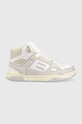 Tommy Jeans sneakers Wmns Droid Mid piele întoarsă gri EN0EN02027