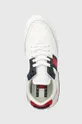 biały Tommy Jeans sneakersy EN0EN02055 CLEAT LOW