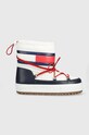 Snehule Tommy Jeans EN0EN02162 TOMMY JEANS SNOWBOOT LOW zateplené biela EN0EN02162
