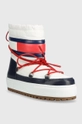 Μπότες χιονιού Tommy Jeans EN0EN02162 TOMMY JEANS SNOWBOOT LOW λευκό