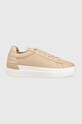 Kožené tenisky Tommy Hilfiger Fw0fw06511 Feminine Elevated Sneaker imitace kůže béžová FW0FW06511