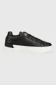 μαύρο Δερμάτινα αθλητικά παπούτσια Tommy Hilfiger Fw0fw06511 Feminine Elevated Sneaker Γυναικεία