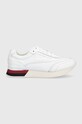 Tommy Hilfiger sneakersy FW0FW06836 LUX LEATHER SNEAKER Planet friendly biały FW0FW06836